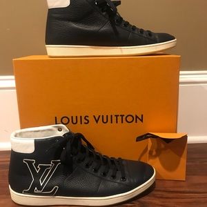 Louis Vuitton Lace Up Slip Ons